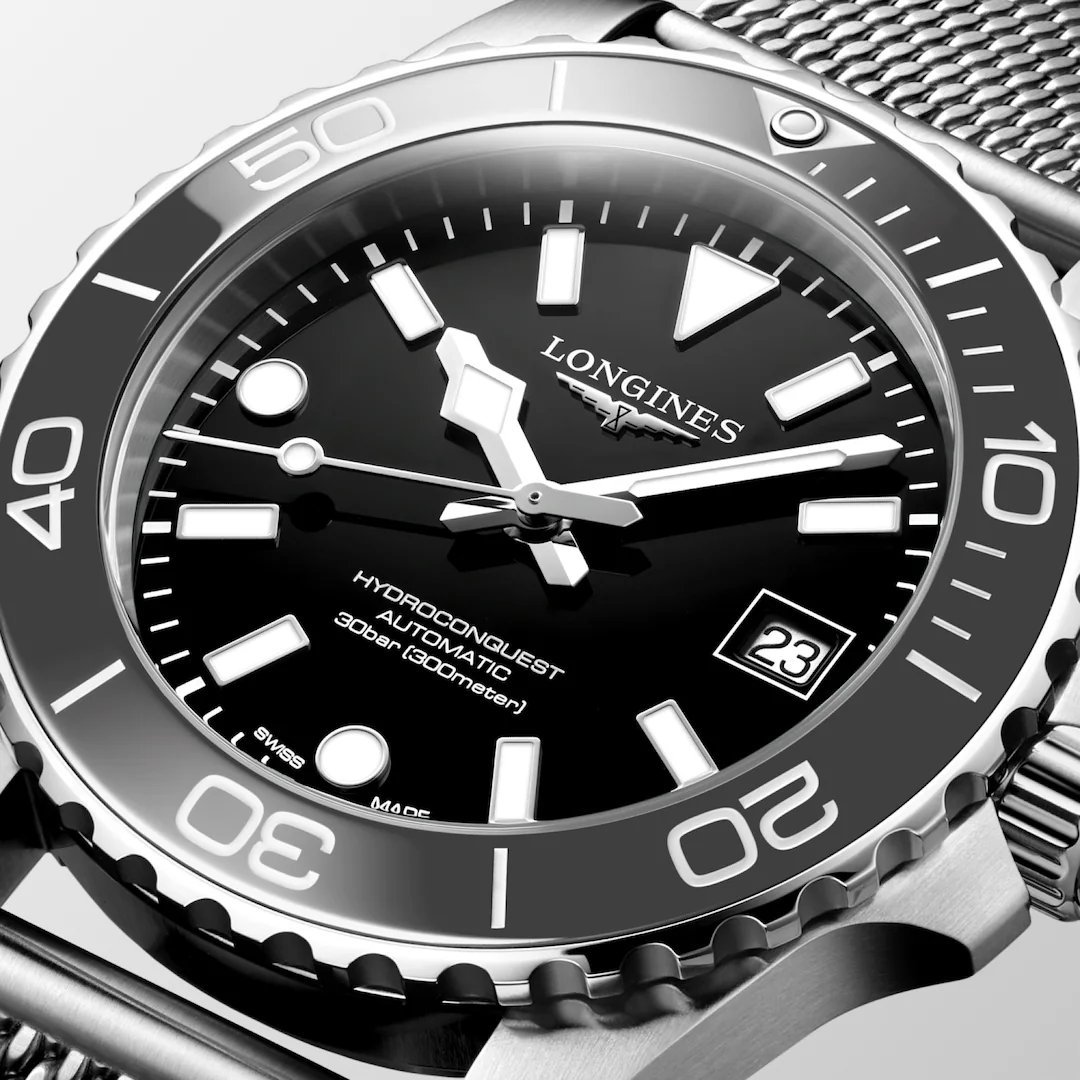 Longines HydroConquest 39mm Automatic Black Dial (Ref. L3.779.4.70.6) - Image 3