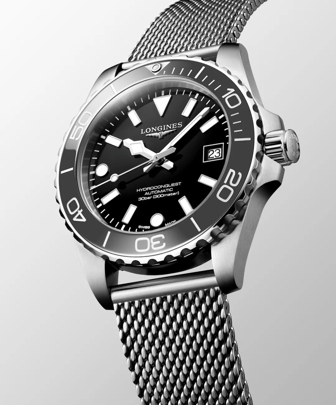 Longines HydroConquest 39mm Automatic Black Dial (Ref. L3.779.4.70.6) - Image 2